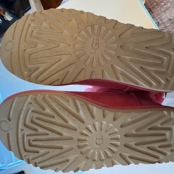 UGG MINI BAILEY BOW II BOOTS, PINK ROSE (PKRS), WOMEN'S SIZE 8 - Picture 8 of 10